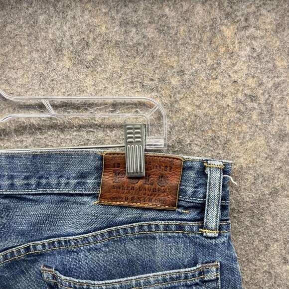 Polo Ralph Lauren Jeans Mens 33x30 Blue Denim Straight Leg Classic The Hampton - Picture 7 of 10